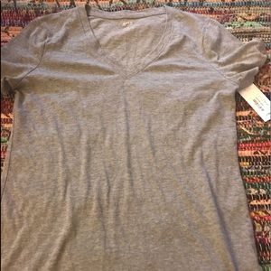 a.n.a Gray V-Neck T-Shirt
